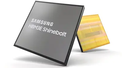 Samsung představuje paměti HBM3E Shinebolt, dosahují vysokých 9,8 Gbps na pin