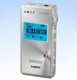 Sanyo HDR-B5GM 5GB digital voice recorder