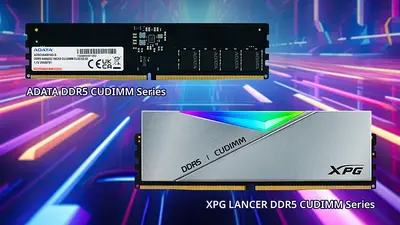 Adata představila první moduly DDR5-6400 typu CUDIMM