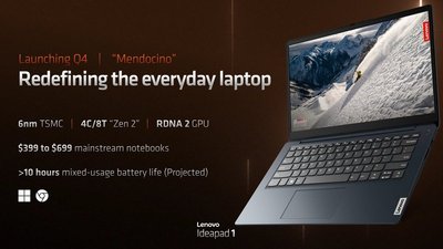 AMD Mendocino: chystá se APU s RDNA 2 pro mainstreamové notebooky