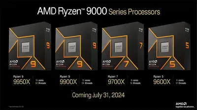 AMD odhalilo další info o Ryzenech 9000 a ukázalo, jak překonává Intel