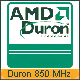 AMD uvádí nový 850 MHz procesor Duron