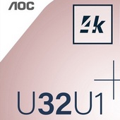 AOC U32U1: 32" LCD navržený Studiem F. A. Porsche