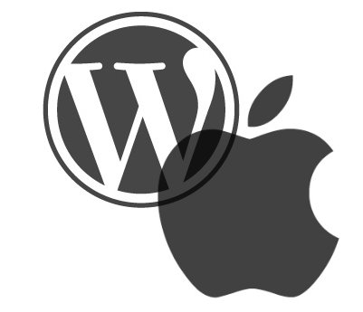 WordPress Apple logo