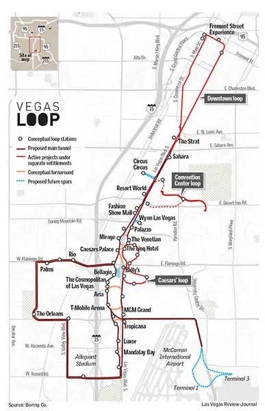 Boring Company Vegas Loop