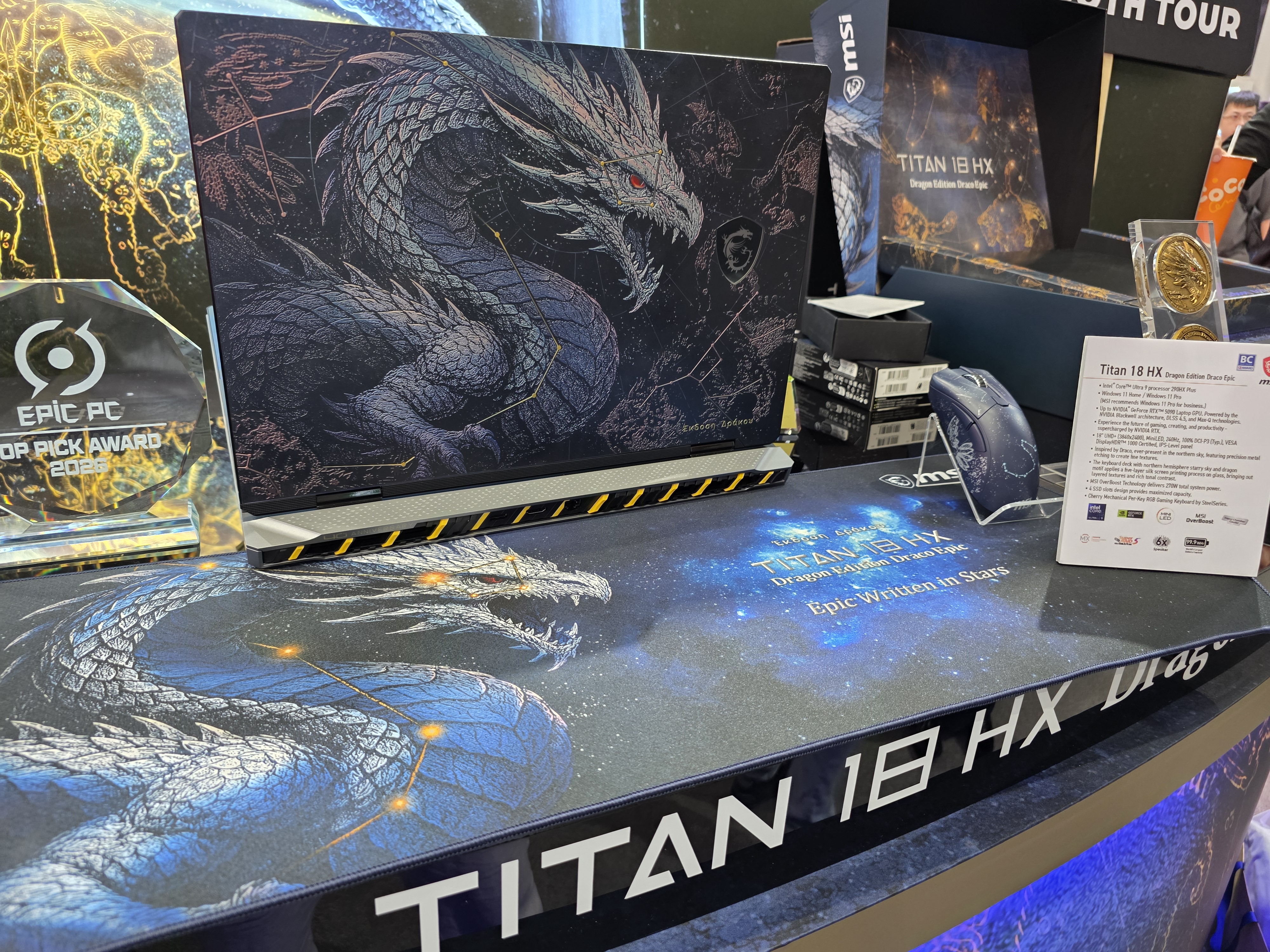 MSI Titan 18 HX Dragon Edition Draco Epic