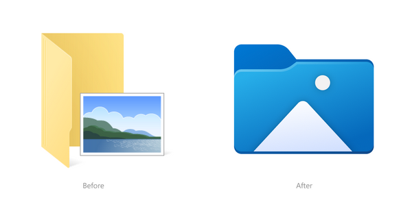 Průzkumník ve Windows 10 získává nové ikony. Barevnější než dříve