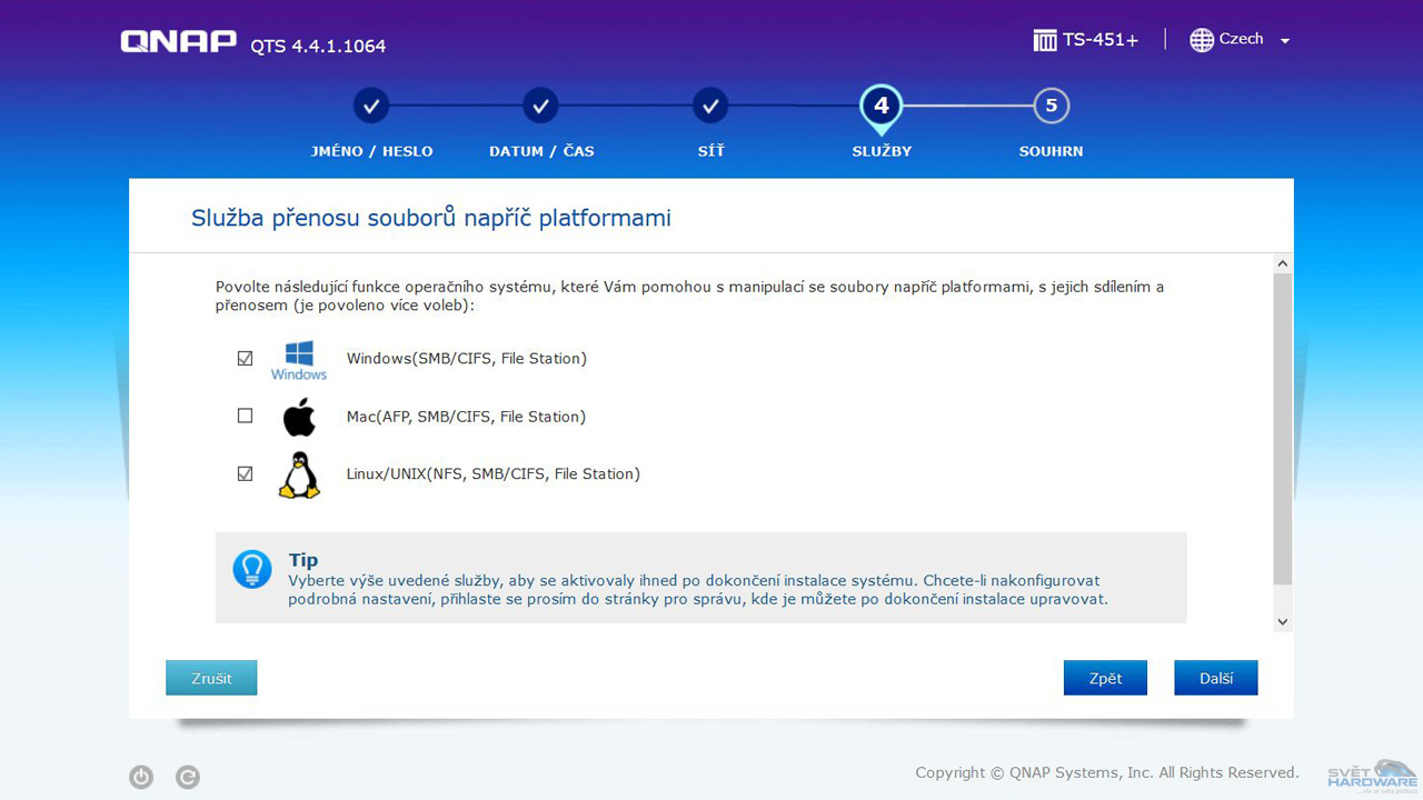 QNAP QTS 4.4.1: funkcemi nabitý systém pro váš NAS