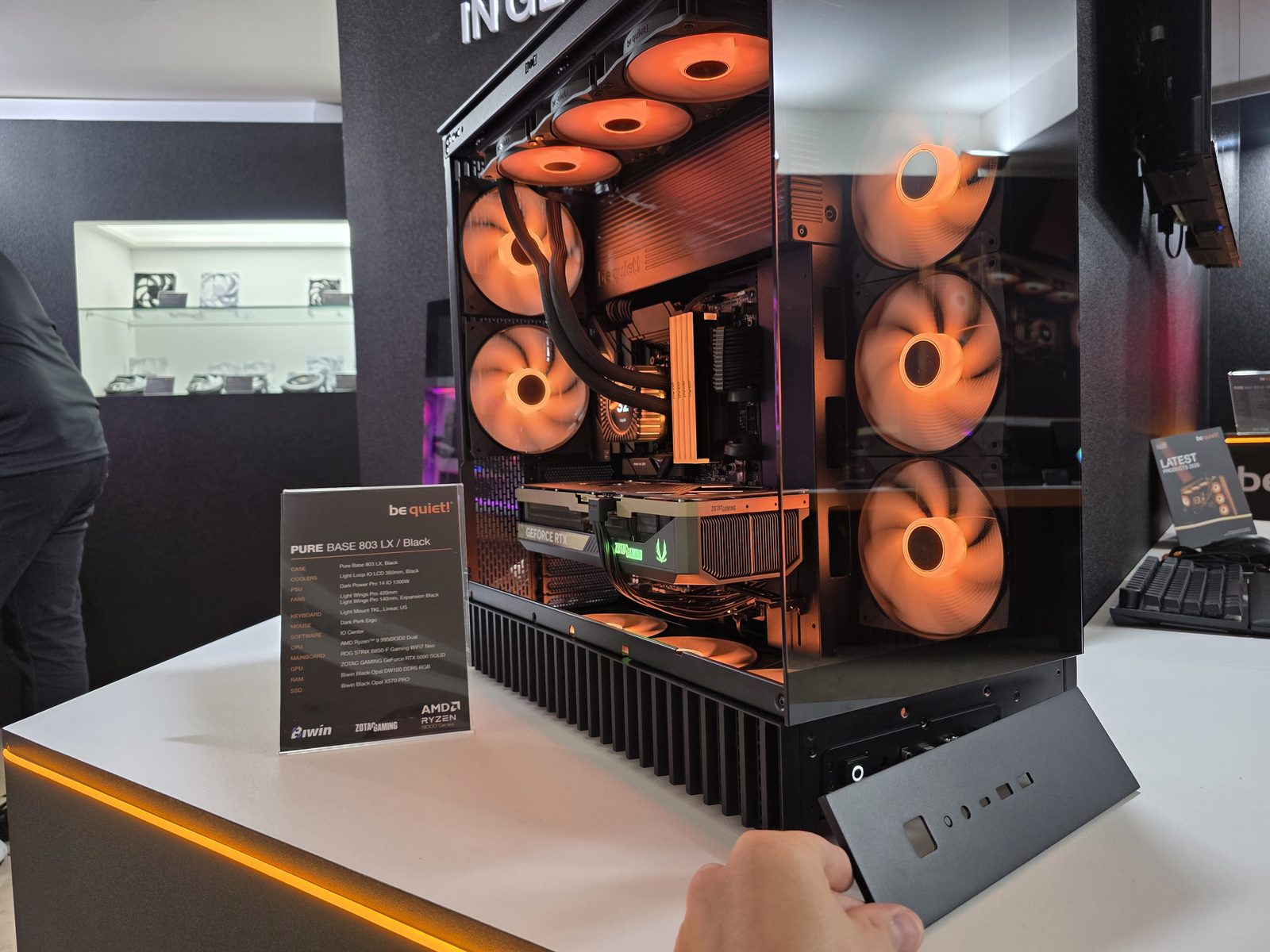 be quiet! ukázal na Computexu prototypy skříní Pure Base 803