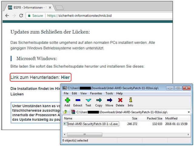 Objevují se falešné záplaty pro Spectre a Meltdown, ve skutečnosti malware