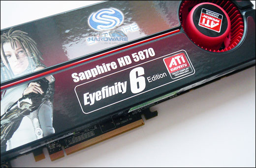 Sapphire Radeon HD 5870 2GB Eyefinity: 6 výstupů