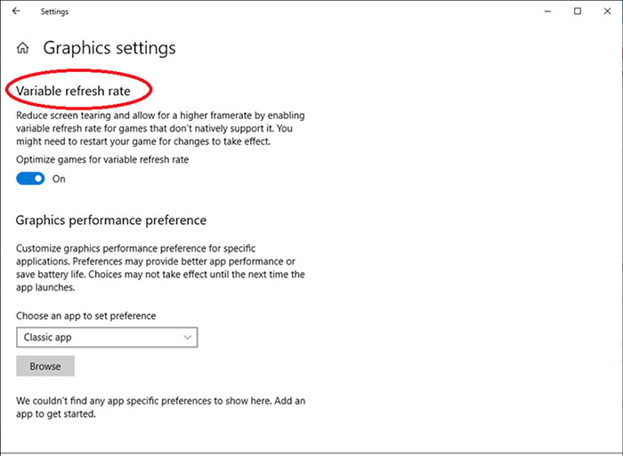 Windows 10 dostaly podporu variabilní obnovovací frekvence pro všechny hry pod DX11