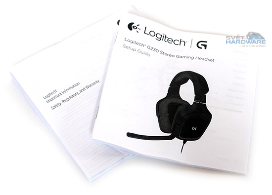 Logitech G230: akční headset