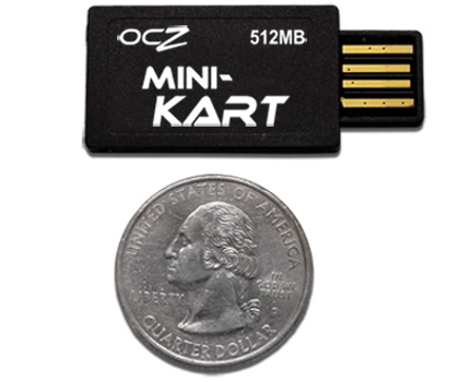 Společnost OCZ představuje Mini-Kart USB flash paměť