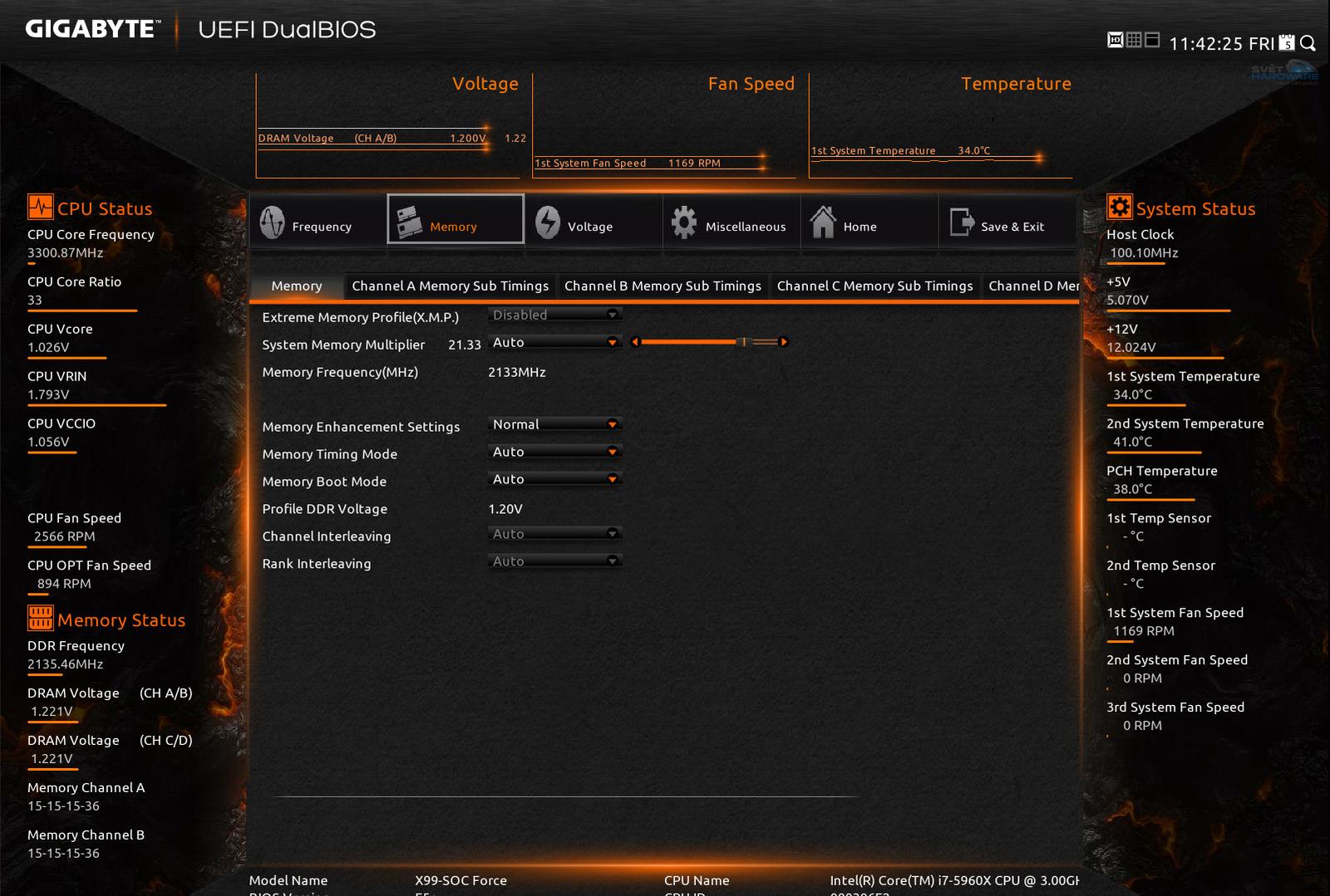 Gigabyte X99-SOC FORCE a dva Haswell-E v akci