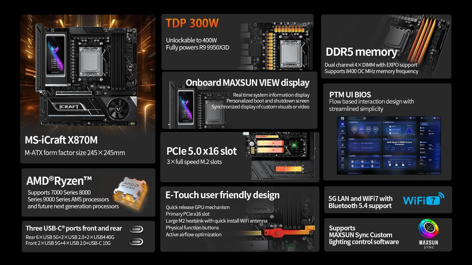Maxsun MS-iCraft X870M