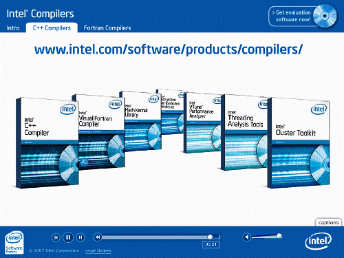 Intel a vývojové produkty pro vícejádrové systémy