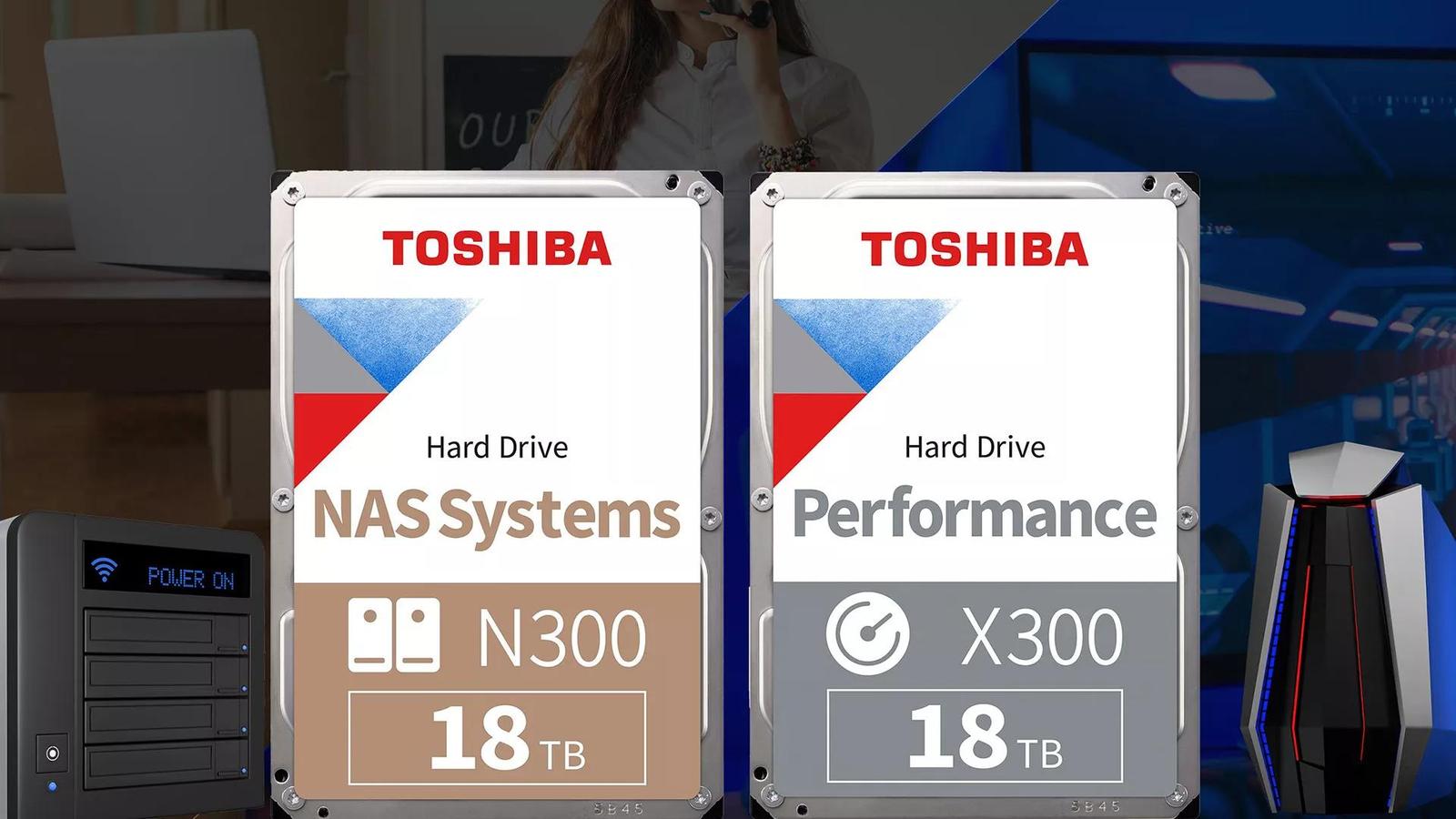 Toshiba ohlásila 18TB pevné disky s mikrovlnnou asistencí zápisu
