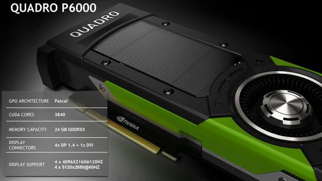 NVIDIA Quadro P6000 v herních testech, je rychlejší než TITAN X