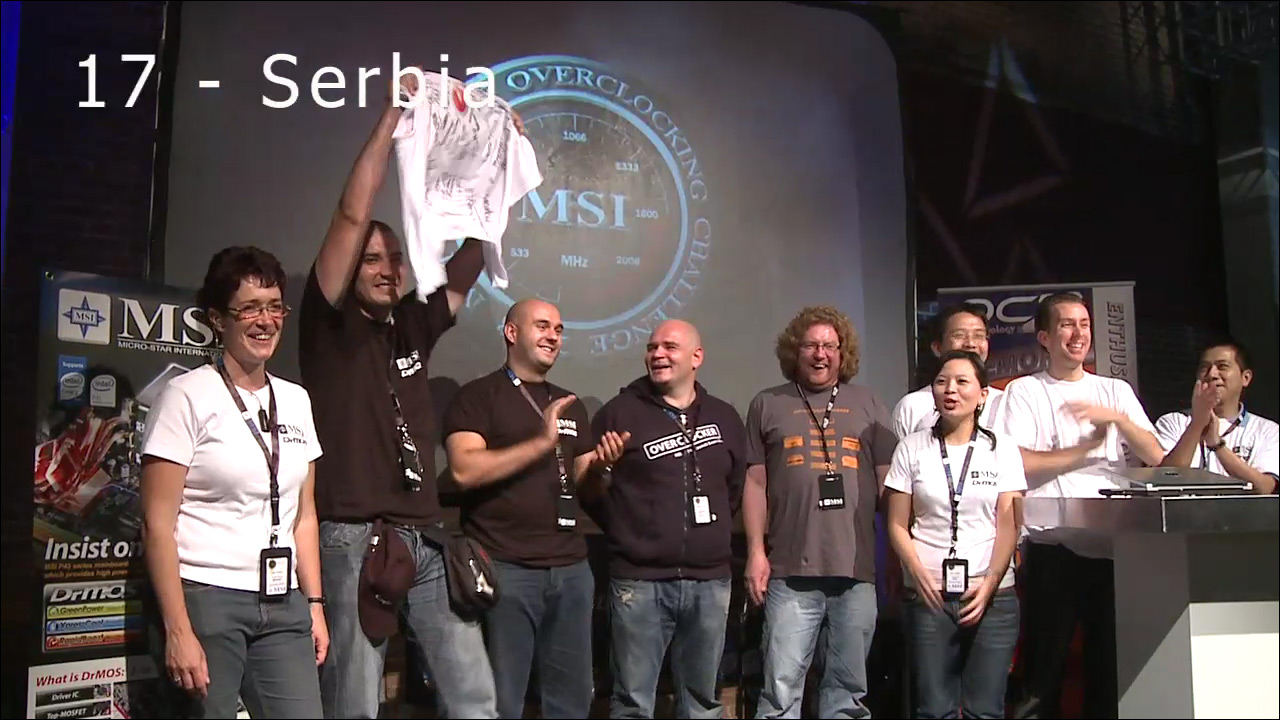 Finále evropského mistrovství v přetaktování s MSI