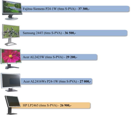 HP LP2465 - další obr v akci