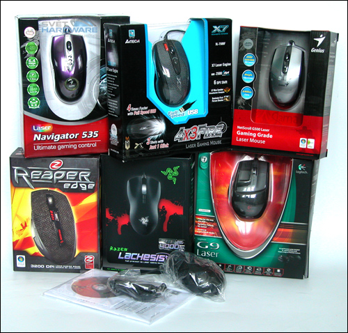 Sedm herních myší v testu