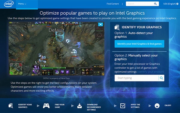 Intel spustil portál pro optimalizaci her na HD Graphics a Iris