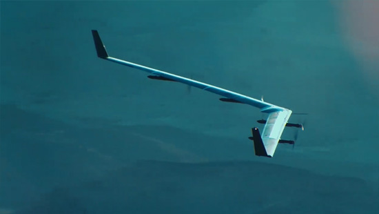 Solární letadlo Facebooku šířící internet poprvé ve vzduchu