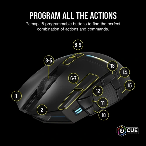 Corsair Darkstar Wireless: bezdrátová herní myš s 15 tlačítky pro MMO