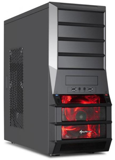 Sharkoon zařadil do nabídky levný Middle-tower Vaya