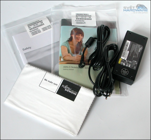 Test herních notebooků: Fujitsu Siemens AMILO Xi 3650