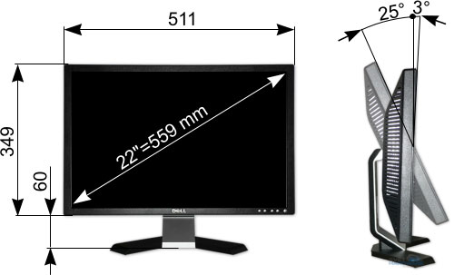Dell E228WFP - poctivá dvaadvacítka