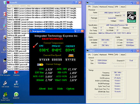G.Skill, F1-4400DSU2-1GBFC, 1GB (DUAL 2x512)