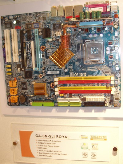 Computex:2005: Gigabyte, část II. "I pár procent je více"