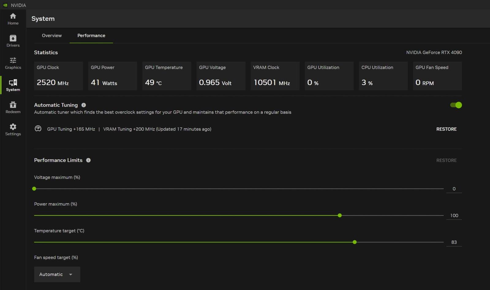 Nvidia App umí automatické přetaktování, G-Assist pomůže díky AI s hrou i HW