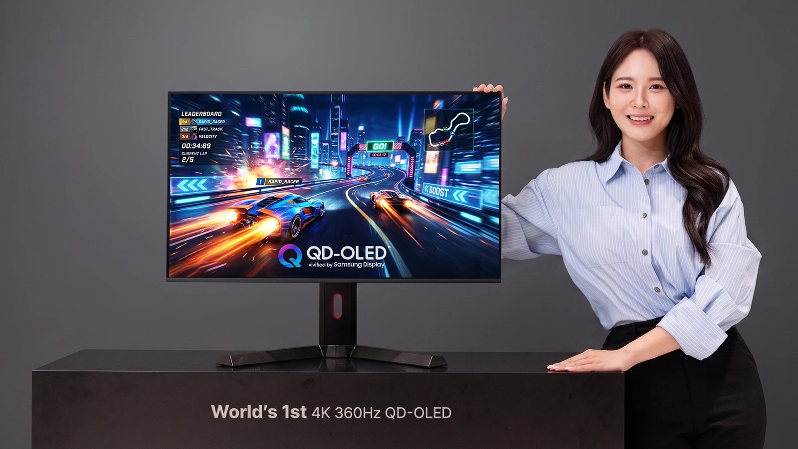 Samsung uvedl 4K 360Hz QD-OLED monitor s dual-mode