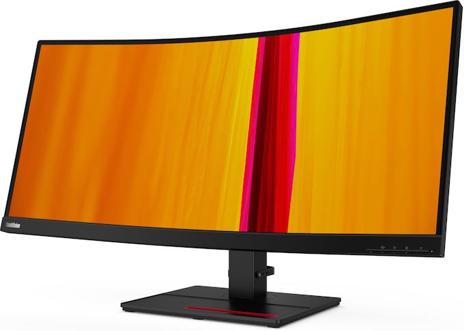 Lenovo uvádí hranato-oblý monitor ThinkVision T34w-20