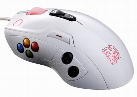 Thermaltake uvádí bílou myš VOLOS pro MMORPG