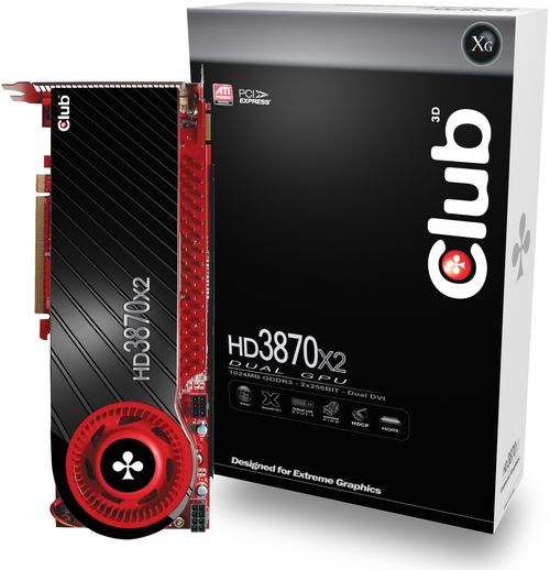 Club 3D a PowerColor Radeony HD 3870 X2