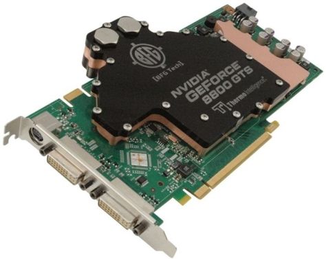 BFG a vodou chlazená GeForce 8800 GTS 512 MB