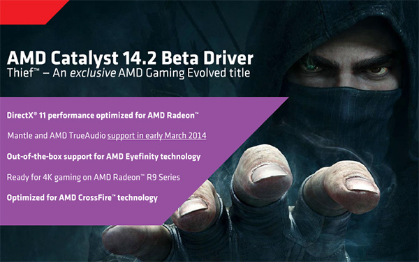 AMD Catalyst 14.2 Beta: THIEF ve 4K
