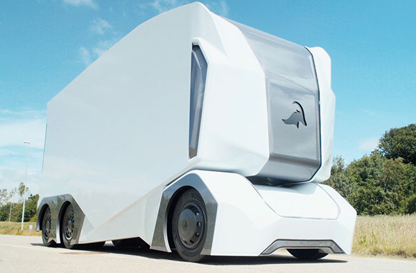 Švédský Einride ukázal autonomní elektrický náklaďák T-pod