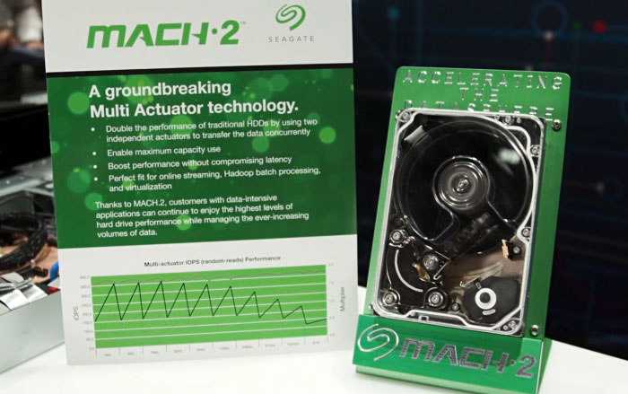 Seagate ukázal svůj Exos 2X14, první disk v nabídce s technologií MACH.2