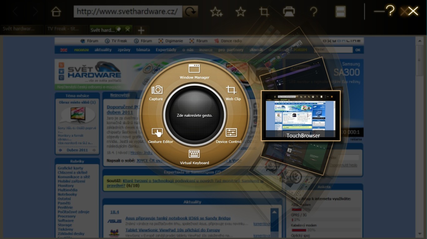 Acer Iconia: touchbook se 2 displeji