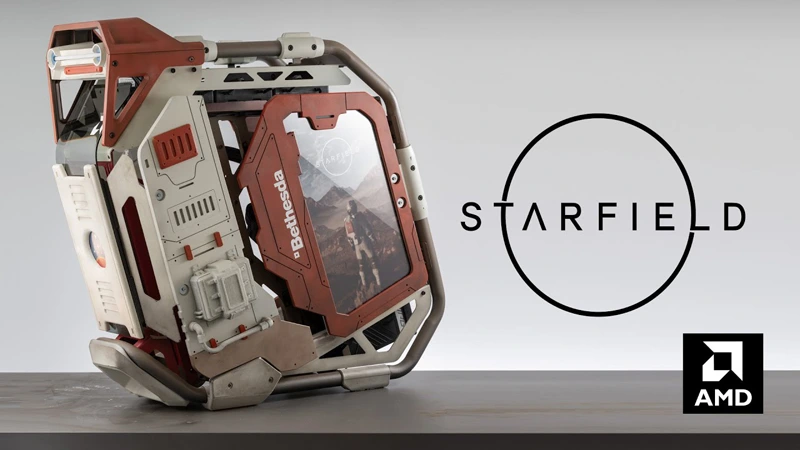 AMD a Bethesda: unikátní casemod s motivem Starfieldu