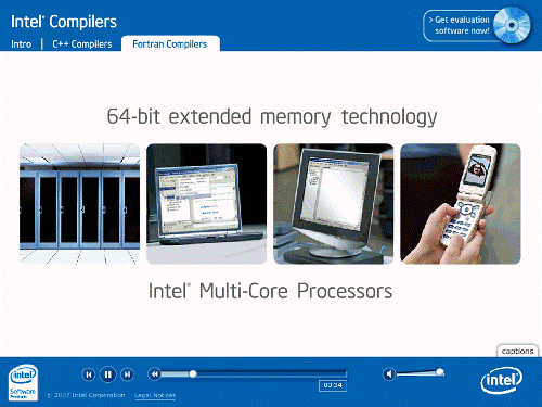 Intel a vývojové produkty pro vícejádrové systémy