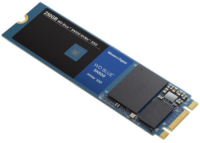 WD Blue SN500 nyní jako SSD pro PCIe