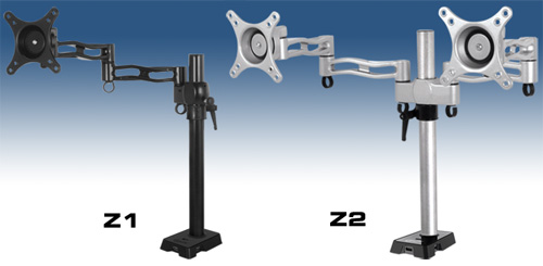 Arctic si připravil dva ergonomické držáky pro LCD monitory