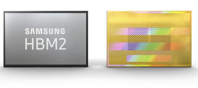 Samsung HBM2E: 410 GB/s v jednom pouzdře