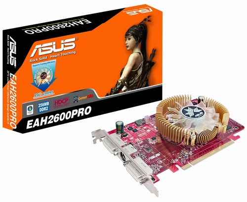 ASUS vypouští na trh karty s čipy Radeon HD 2600 a HD 2400